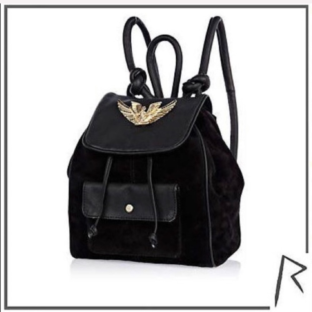 Rihanna River Island Eagle Pendant Backpack